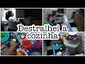 MEGA DESTRALHE DA COZINHA | TIREI MUITA COISA | COZINHA MINIMALISTA