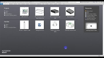 Bài 1 : GIỚI THIỆU CHUNG VÀ DỰNG LƯỚI CỘT, CAO ĐỘ TRONG REVIT