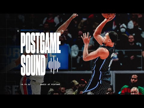 POSTGAME SOUND AT DETROIT PISTONS | COACH MOSE, BANCHERO & SUGGS