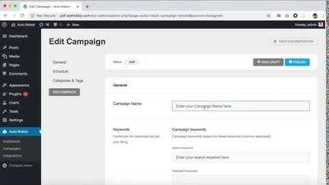 Auto Robot Instagram WordPress
