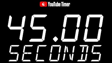45 Seconds Timer Countdown