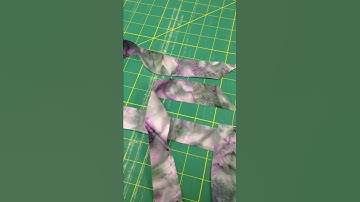 MAKING PIPING - JOINING BIAS STRIPS