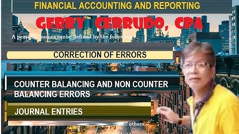 CORRECTION OF ERRORS