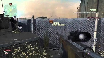 MW3 First Blood Jumpshot Triple!