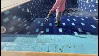 POOL CLEANING , POWER SPRAY !! #cleaning #powersprayer #cleaningtips #clean