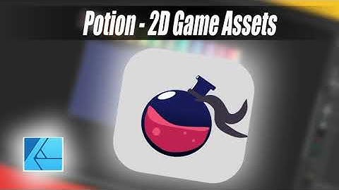 POTION - 2D Game Asset using Affinity Designer