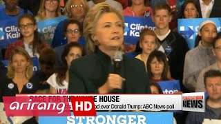 ABC News poll shows Clinton with 12-point lead over Trump