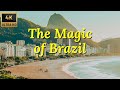 BRAZIL 4K | Brasil Visto de Cima em ULTRA HD | Bossa Nova &amp; Samba Instrumental