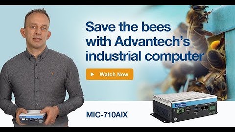 Artificial Intelligence saving the bees - EDGE AI System MIC-710AIX