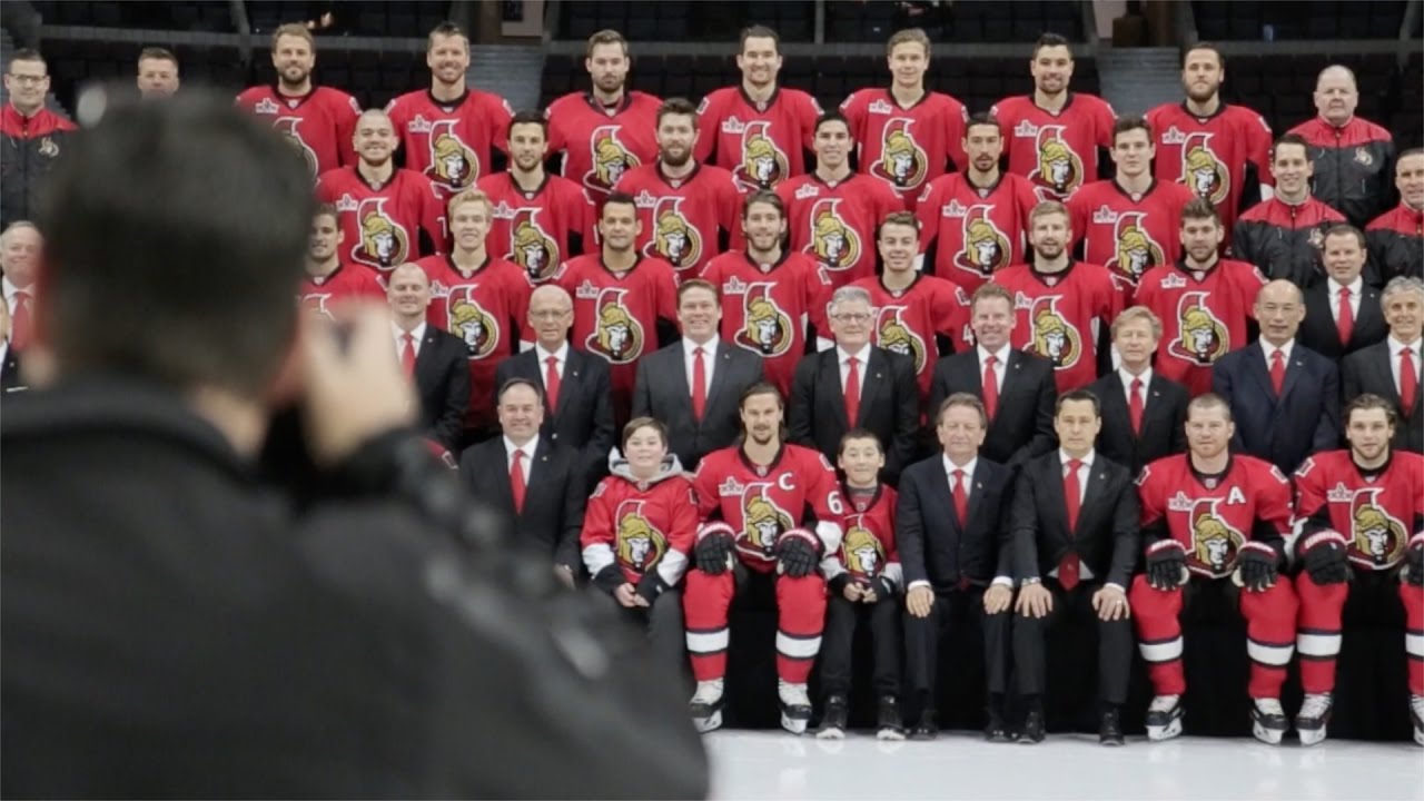Ottawa Senators Team Photo Surprise YouTube