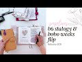 b6 stalogy & hobonichi weeks FLIP | feb 2021 | #smplans #stalogylove #hoboweeks