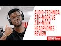 Audiotechnica athm60x vs athm50x headphones review  rtingscom
