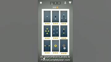 Shatterbrain Level 9, 3 stars Solution Android iOS