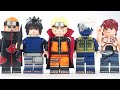 Lego Naruto Uchiha Sasuke Hatake Kakashi Uchiha Obito うずまきナルト うちはサスケ Unofficial Lego Minifigures