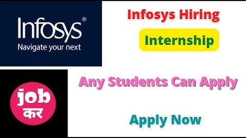 Infosys Summer Internship || All Students Eligible Apply Now