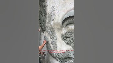 Đắp tranh xi măng