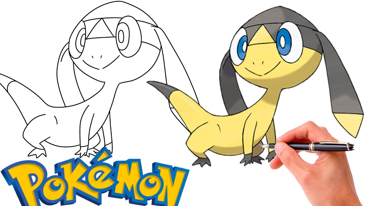 How To Draw HELIOPTILE POKEMON 