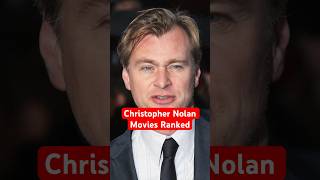 Christopher Nolan Movies Ranked! #shorts