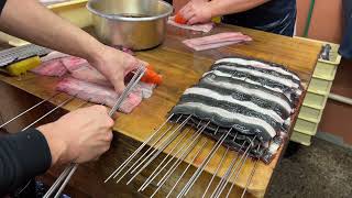 Restaurant Sells 1000 Eels a Day/Japanese Eel Cooking skillうなぎ屋【成田山・駿河屋】烤鰻魚飯/장어구이 Asian Street Food