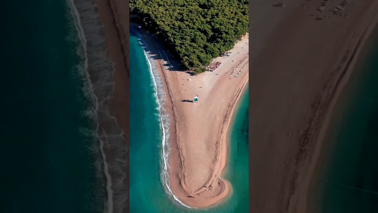 Golden Horn Beach on Island Brač in Croatia 