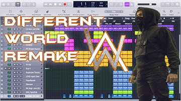 Alan Walker - Different World Instrumental Remake (feat. Sofia Carson, K-391 & CORSAK)