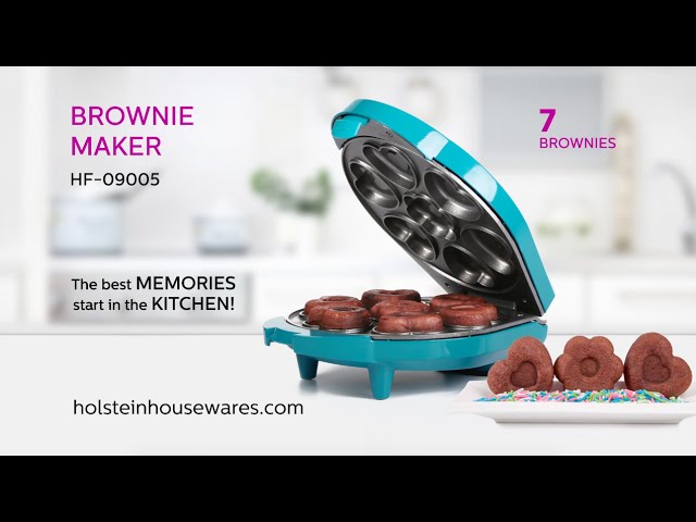 Holstein Electric Heart-Shaped-Brownie Maker in Magenta or Teal. Free  Returns.