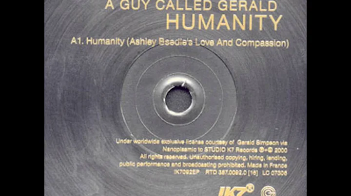 A Guy Called Gerald - Humanity (Ashley Beedle's Co...