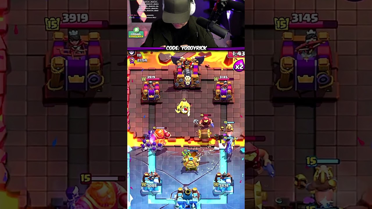 Montapuercos VS Gigante noble en el Top de Clash Royale❗🍷