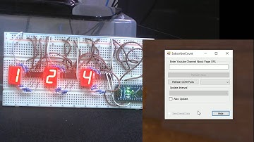 Real Time Arduino YouTube Subscriber Counter