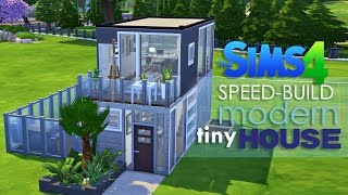 The Sims 4 Speed Build: Tiny Modern House (No CC)