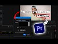How to Add Realistic Drop Shadow to Text in Adobe Premiere Pro?