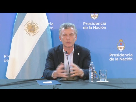 Conferencia de prensa del presidente Mauricio Macri en Cachi