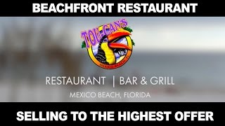 Beach Front Restaurant Toucans Bar and Grill in Mexico Beach, FL Selling to Highest Bidder