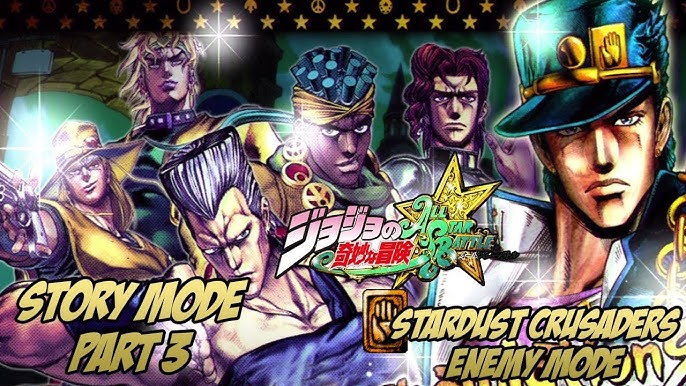 Jojo's Bizarre Adventure Eyes of Heaven Victory Poses References Part 3:  Stardust Crusaders 