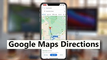 How To Get Google Maps Directions  [Dropped Pin]
