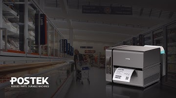 Fast Installation for POSTEK EM210 Barcode Printer