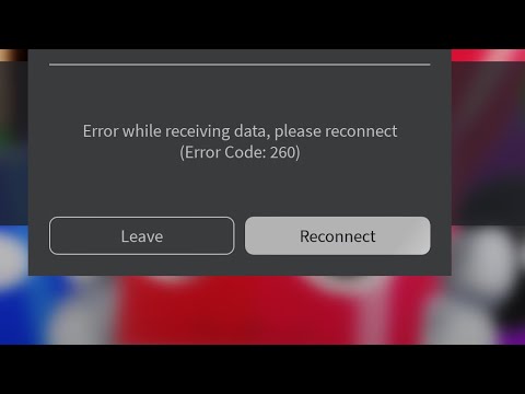 Roblox error code 260 - YouTube