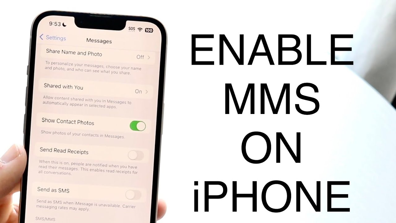 How To Enable MMS On iPhone! (2023) 