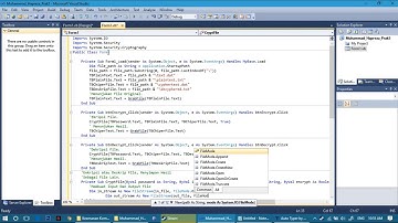 Tutorial Visual Basic - Speed Coding Kriptografi