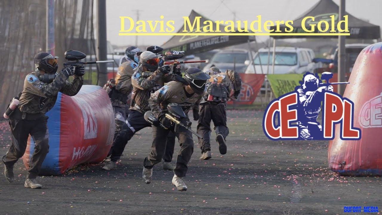 Davis Marauders Gold / CEPL D5 Xball 2021 Event 4 / Paintball tournament raw footage