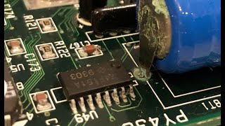 How to repair Corroded Or Battery Damaged pads & Chips Ie Packard Bell PB422TA 486 by Keith Noneya 1,829 views 3 years ago 8 minutes, 16 seconds