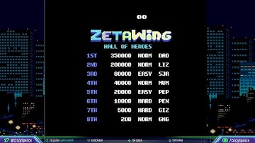Commodore 64 - ZetaWing with Raptor Call of the Shadows Wave 1 music (In SID)