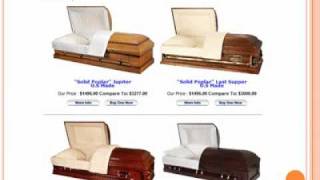 Solid Wood Caskets for Sale - Express Casket Company
