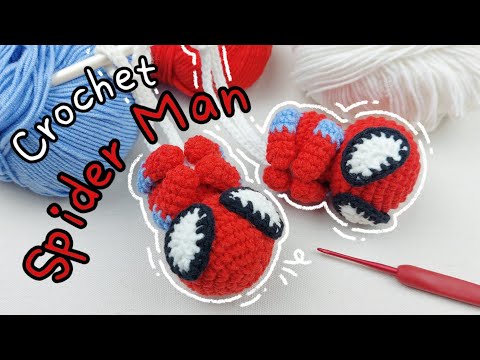How to crochet SPIDER MAN | Crochet SPIDER MAN | Hướng dẫn móc len NGƯỜI NHỆN ĐU DÂY | Lem'n Do