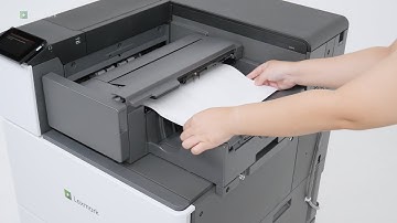 CS943/CX942/CX943/CX944 and MX930/CX930/CX931—Paper jam in the 500-sheet staple offset finisher