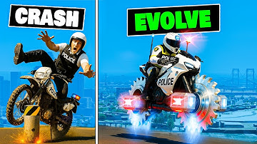 Every Time I Crash, My Police Bike Evolves in GTA 5
