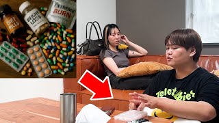 【検証】最近40kg痩せたじんじんが”怪しい痩せ薬”に手を出していたら相方はどういう反応をするのか?