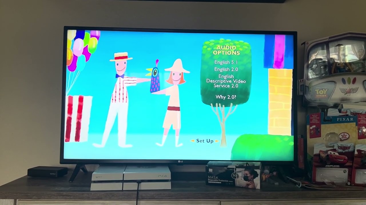 Up DVD menu walkthrough
