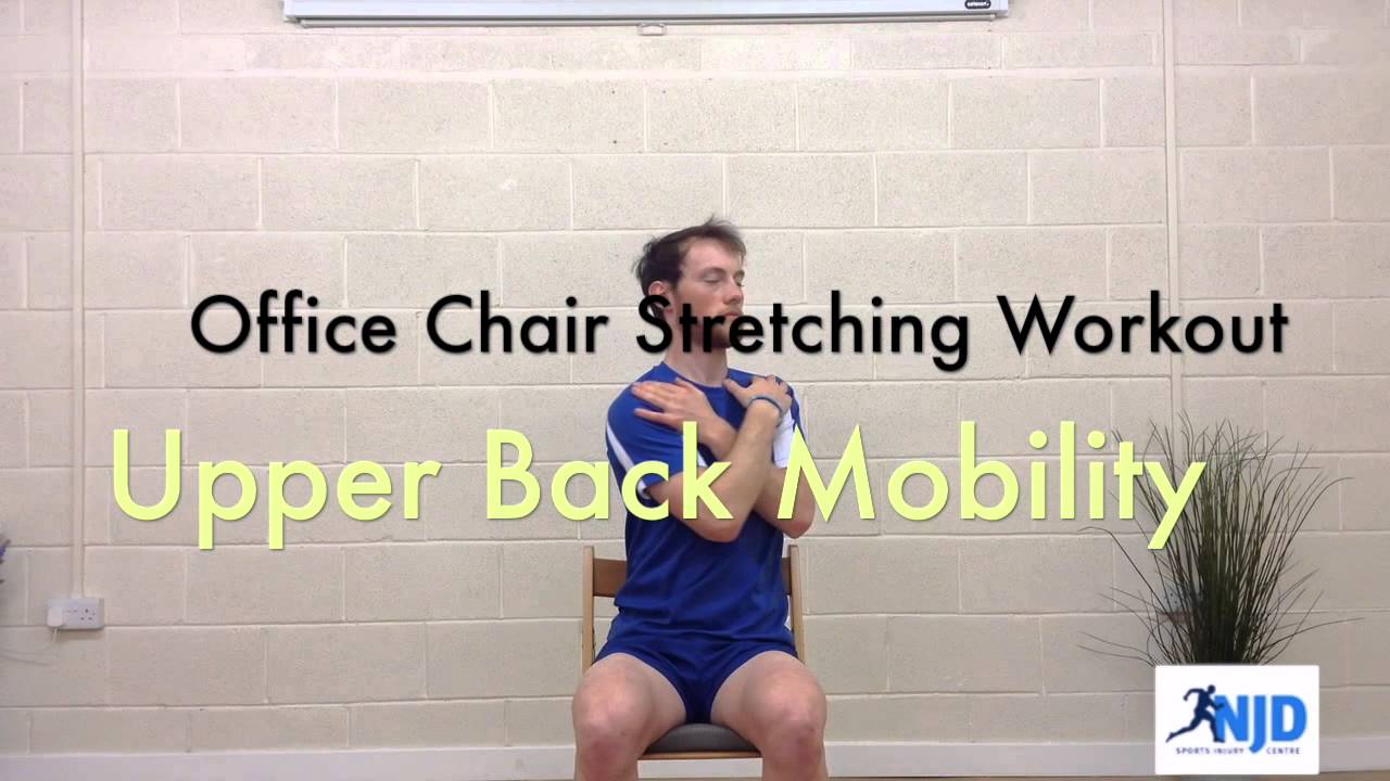 Office Chair Stretching Workout YouTube