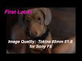 FIRST LOOK! Image Quality Tokina 85mm f/1.8 ATX-M for SONY FE